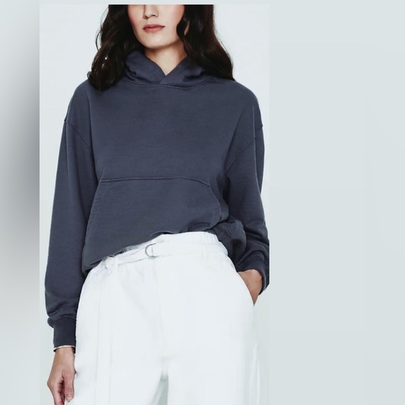 AG Nova Relaxed Hoodie in Slate Grey - Picture 1 of 7